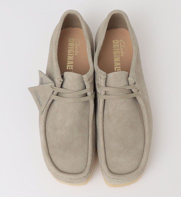 SHIPS「【SHIPS EXCLUSIVE】CLARKS: WALLABEE WHITE SOLE」|ショートブーツ|