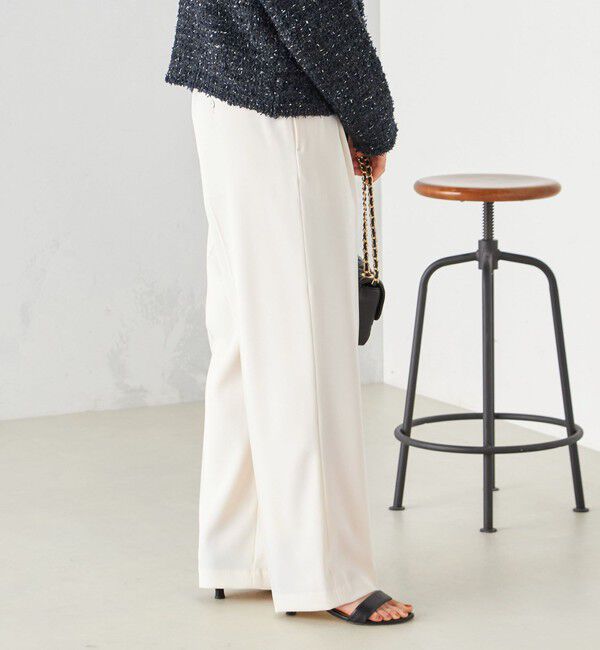 SHIPS for women「〈手洗い可能〉強撚 へビー ツイル ストレート パンツ 24SS ◇」|その他|