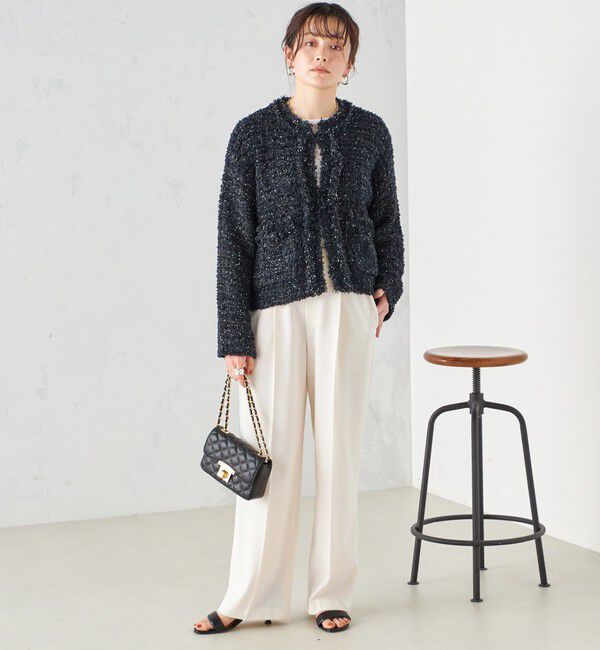 SHIPS for women「〈手洗い可能〉強撚 へビー ツイル ストレート パンツ 24SS ◇」|その他|