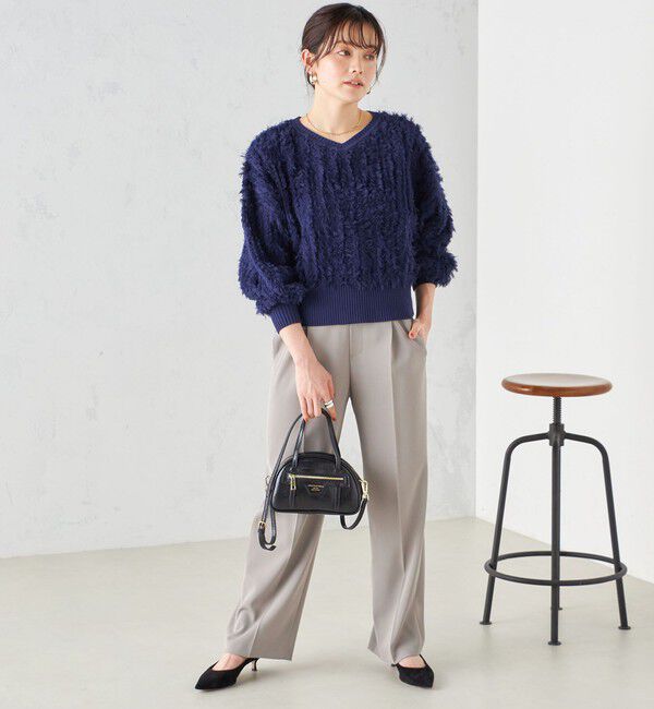 SHIPS for women「〈手洗い可能〉強撚 へビー ツイル ストレート パンツ 24SS ◇」|その他|