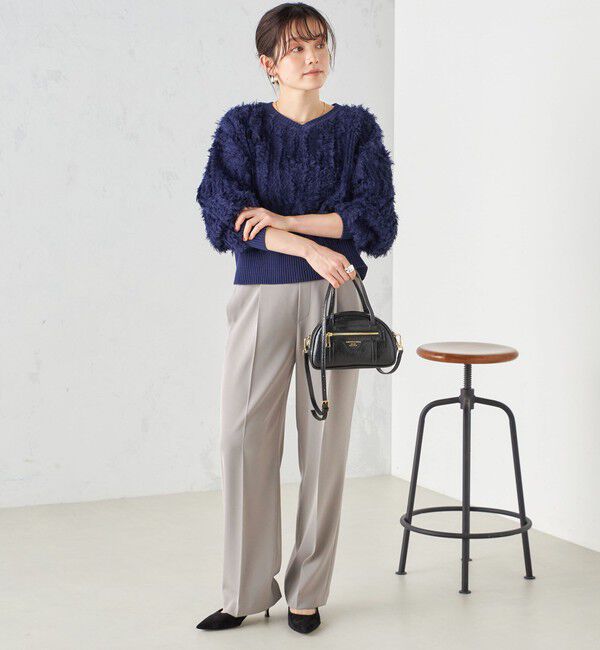 SHIPS for women「〈手洗い可能〉強撚 へビー ツイル ストレート パンツ 24SS ◇」|その他|