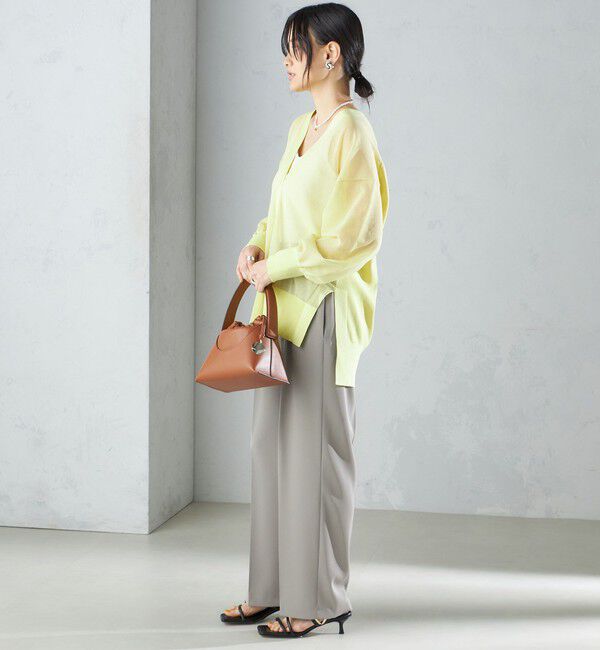 SHIPS for women「〈手洗い可能〉強撚 へビー ツイル ストレート パンツ 24SS ◇」|その他|