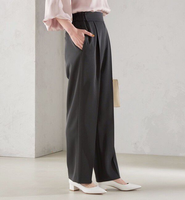 SHIPS for women「〈手洗い可能〉強撚 へビー ツイル ストレート パンツ 24SS ◇」|その他|