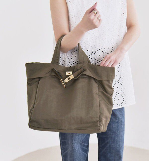 quaranciel「【累計販売1万点】quaranciel: ベルトデザイン 2way トートバッグ（A4対応）」|トートバッグ|