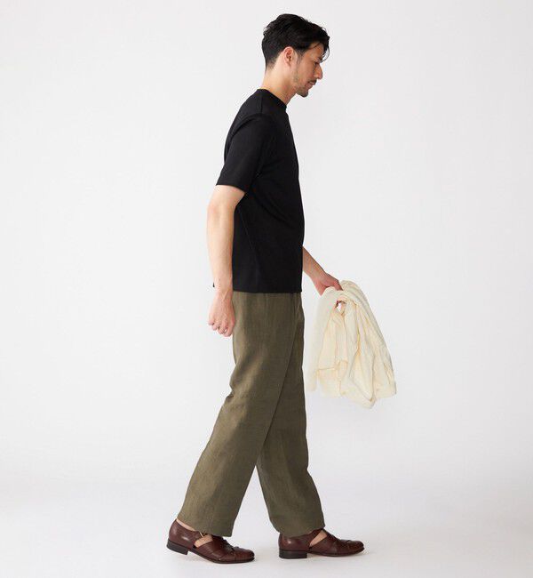 SHIPS「SHIPS: ALBINI モックネック ショートスリーブ Tシャツ」|Tシャツ・カットソー|