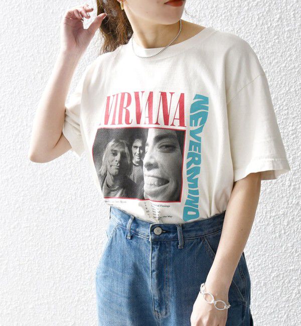 SHIPS any「GOOD ROCK SPEED: ミュージック グラフィック プリント バンド Tシャツ◇」|Tシャツ・カットソー|