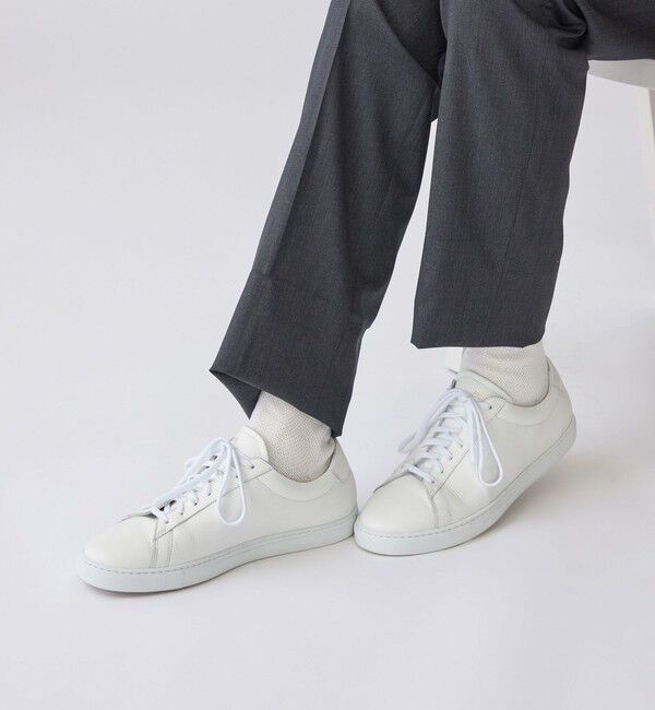 SHIPS「【SHIPS別注】PIEVE: カーフレザー スニーカー」|スニーカー|