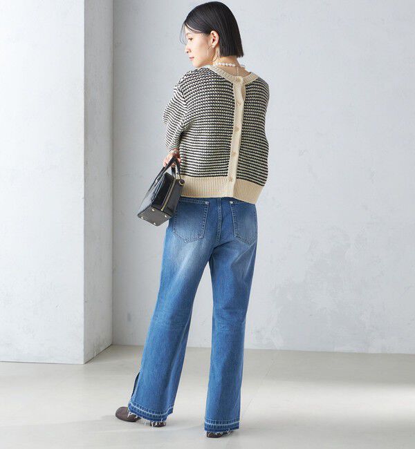 SHIPS for women「〈手洗い可能〉ジャカード プルオーバー」|ニット・セーター|