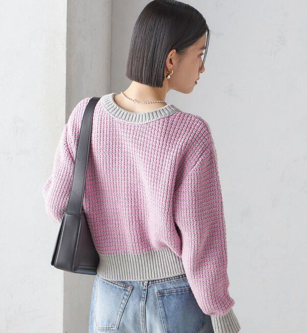 SHIPS for women「〈手洗い可能〉ジャカード プルオーバー」|ニット・セーター|