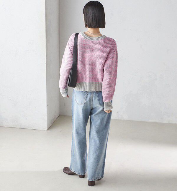 SHIPS for women「〈手洗い可能〉ジャカード プルオーバー」|ニット・セーター|