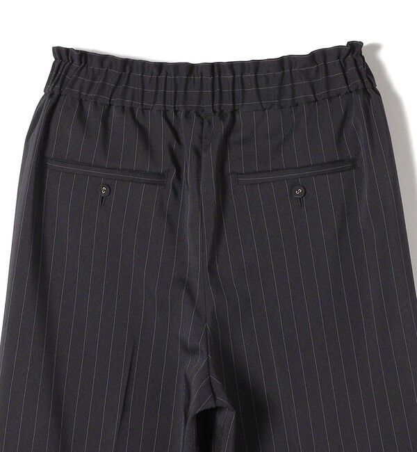 SHIPS for women「〈手洗い可能〉ストライプ ツイル ストレート パンツ」|スラックス|