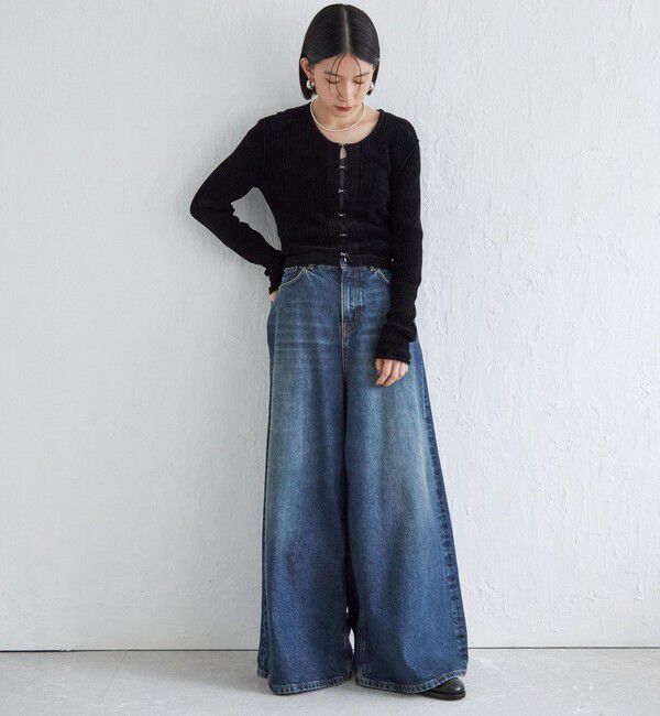 SHIPS for women「Wai＋:〈手洗い可能〉1/18ホック付 カーディガン」|カーディガン|