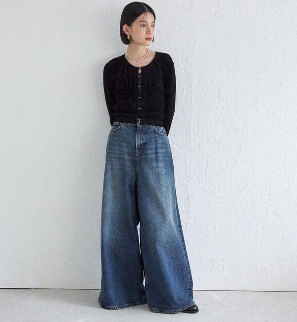 SHIPS for women「Wai＋:〈手洗い可能〉1/18ホック付 カーディガン」|カーディガン|