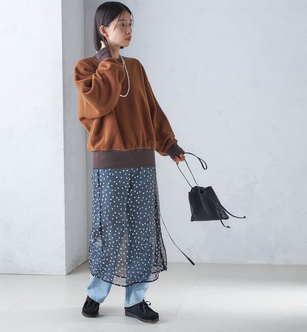 SHIPS for women「onit:〈洗濯機可能〉フリース ショート トップス」|Tシャツ・カットソー|