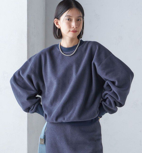 SHIPS for women「onit:〈洗濯機可能〉フリース ショート トップス」|Tシャツ・カットソー|