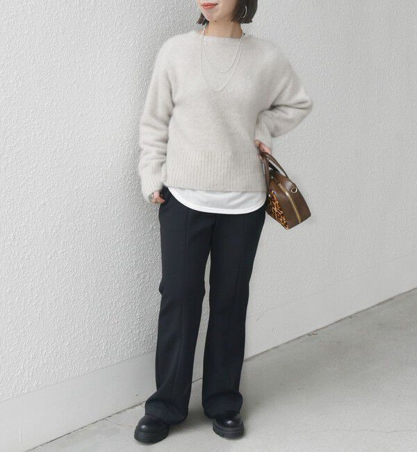 SHIPS for women「〈手洗い可能〉ストレッチ フレア パンツ」|その他|