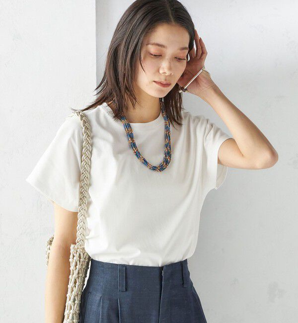 SHIPS for women「〈接触冷感〉ポンチ ドルマン TEE」|Tシャツ・カットソー|