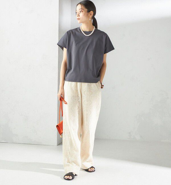 SHIPS for women「〈接触冷感〉ポンチ ドルマン TEE」|Tシャツ・カットソー|