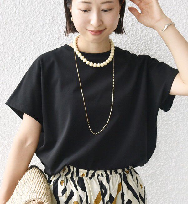 SHIPS for women「〈接触冷感〉ポンチ ドルマン TEE」|Tシャツ・カットソー|