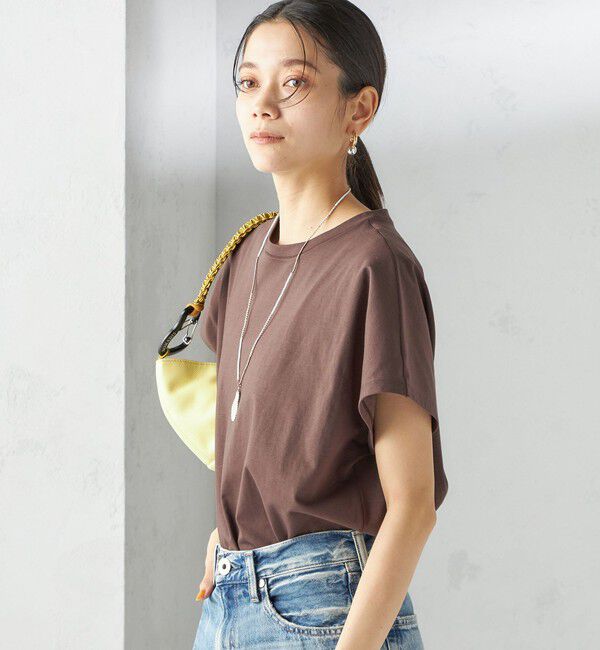 SHIPS for women「〈接触冷感〉ポンチ ドルマン TEE」|Tシャツ・カットソー|