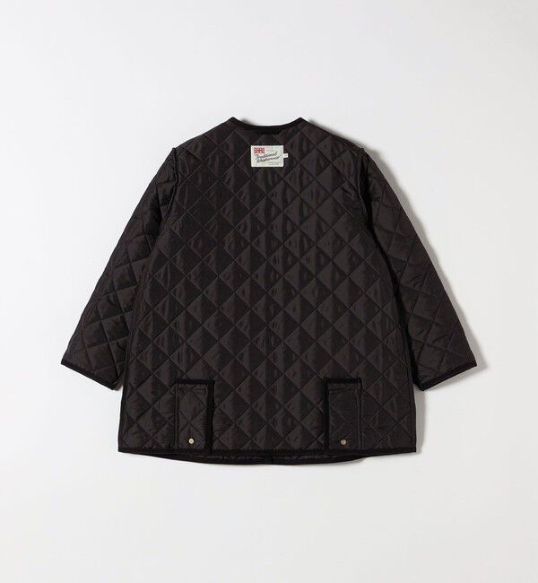 SHIPS any「Traditional Weatherwear: ARKLEY Aライン ミドル ノーカラー コート」|ノーカラーコート|