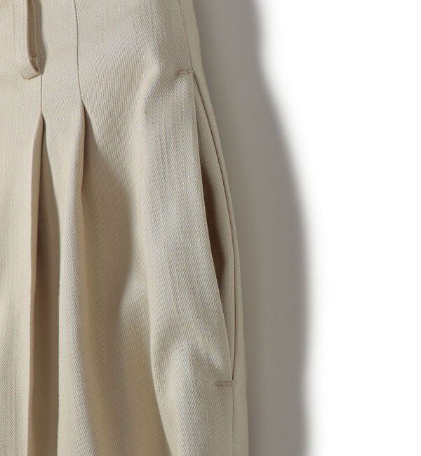 SHIPS for women「〈手洗い可能〉ヴィンテージ ライク デニム タック パンツ」|その他|