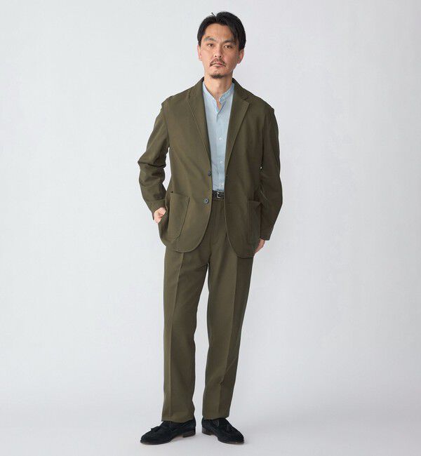 SHIPS「SHIPS:〈洗濯機可能〉FIELD SENSOR(R) 1プリーツ パンツ(セットアップ対応)」|スラックス|