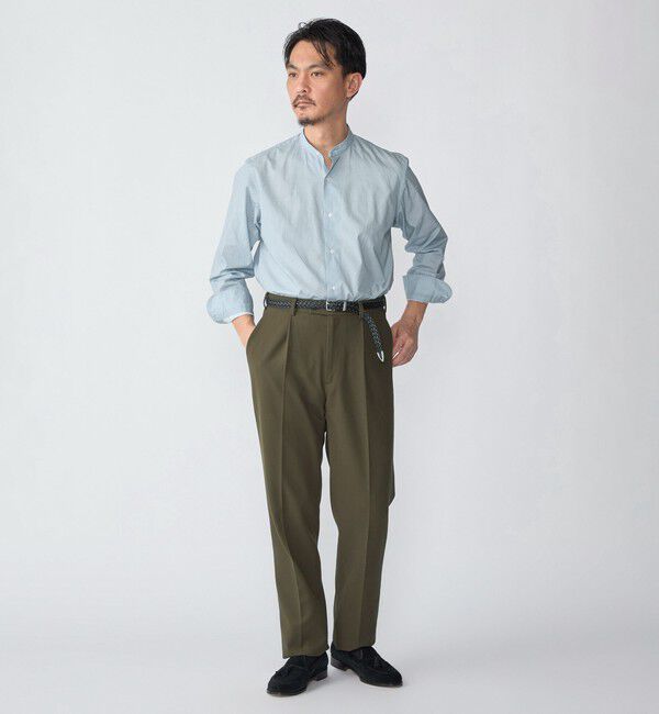 SHIPS「SHIPS:〈洗濯機可能〉FIELD SENSOR(R) 1プリーツ パンツ(セットアップ対応)」|スラックス|