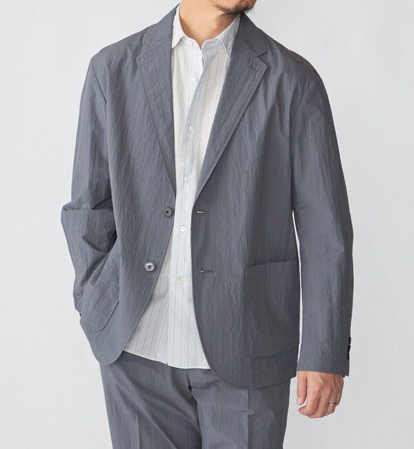 SHIPS「SHIPS:〈洗濯機可能〉CO+ ジャケット(セットアップ対応)」|テーラードジャケット|グレー系