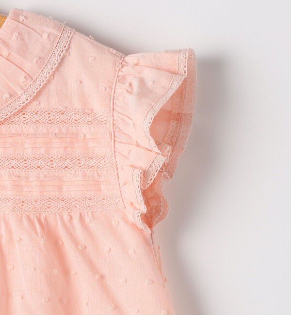 SHIPS KIDS「SHIPS KIDS:70～80cm /ベビー レース セットアップ」|その他ベビーウェア|