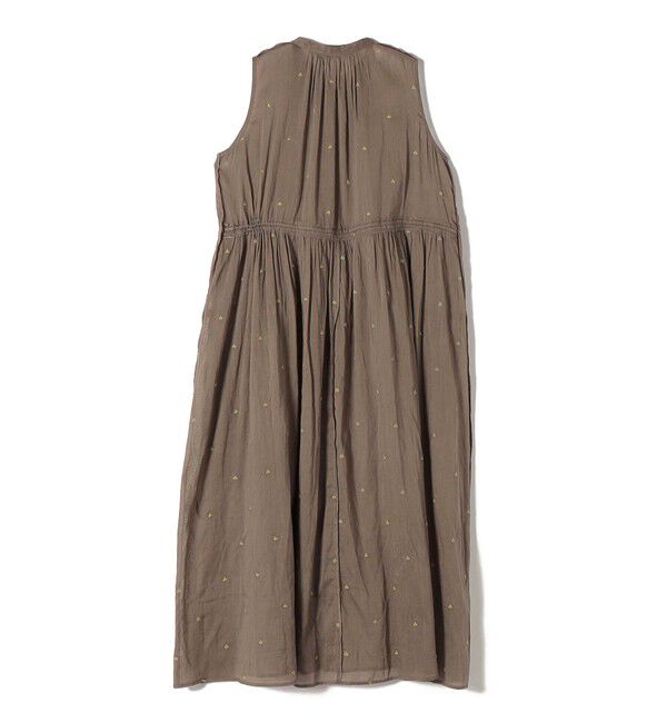 SHIPS for women「《一部追加予約》〈手洗い可能〉コットン オーガンジー 刺繍 ウエスト ドロスト ワンピース」|ワンピース|