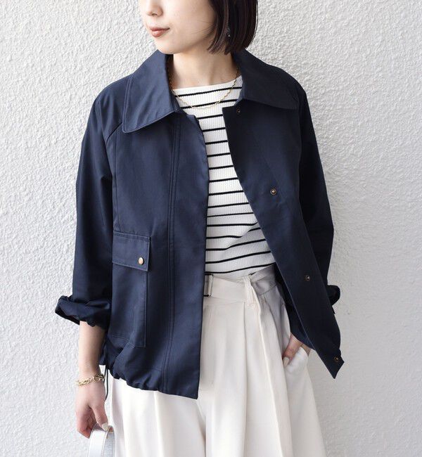 SHIPS Colors 「SHIPS Colors:〈手洗い可能〉リブ 5分袖 ニット◇」|ニット・セーター|