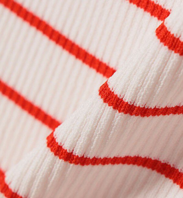 SHIPS Colors 「SHIPS Colors:〈手洗い可能〉リブ 5分袖 ニット◇」|ニット・セーター|