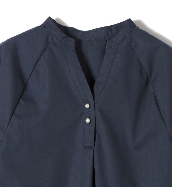 SHIPS for women「〈手洗い可能〉シアー ボーダー フレア スリーブ 半袖 ブラウス」|シャツ・ブラウス|