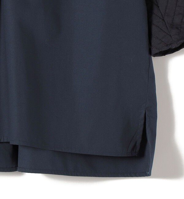 SHIPS for women「〈手洗い可能〉シアー ボーダー フレア スリーブ 半袖 ブラウス」|シャツ・ブラウス|