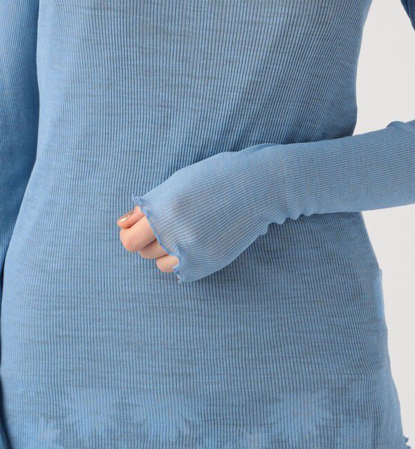 MACPHEE「ウールリブ タートルネックプルオーバー」|Tシャツ・カットソー|