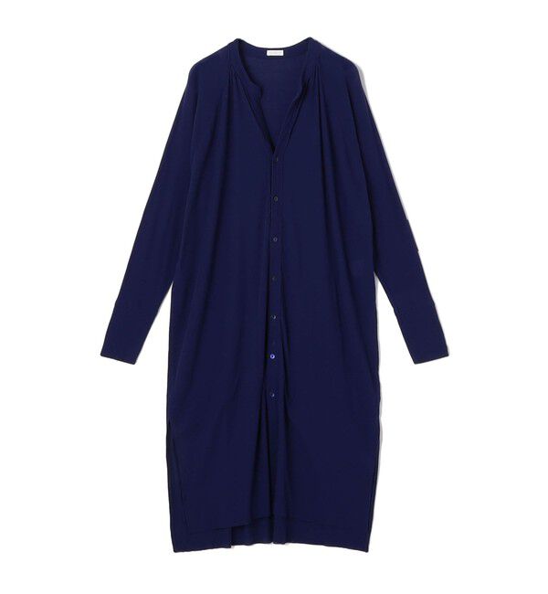 GALERIE VIE「ガーゼフライスジャージー ロングカーディガン」|カーディガン|65 ブルー