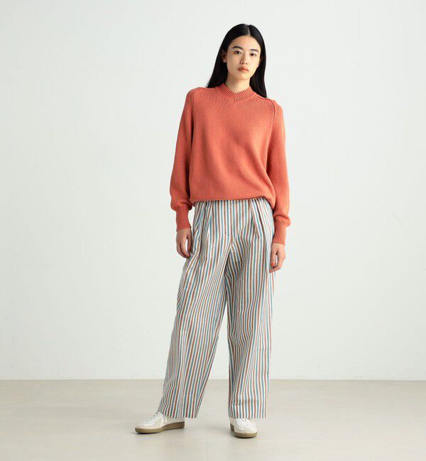 BACCA「カラーコットン サマーニットプルオーバー」|ニット・セーター|