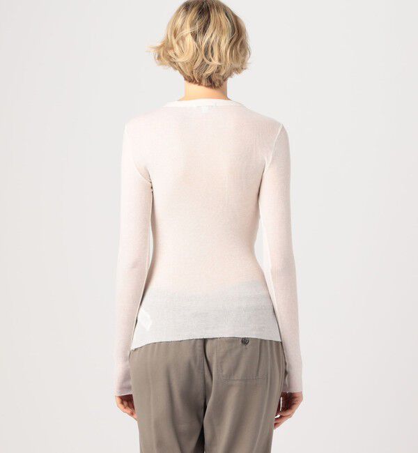 JAMES PERSE「コットンカシミヤブレンドリブ ロングスリーブプルオーバー WVA3939」|Tシャツ・カットソー|