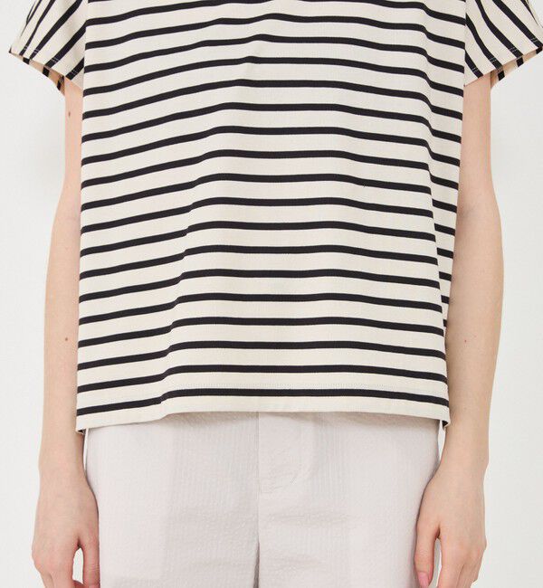 GALERIE VIE「ファインコットン ワイドクルーネックプルオーバー」|Tシャツ・カットソー|