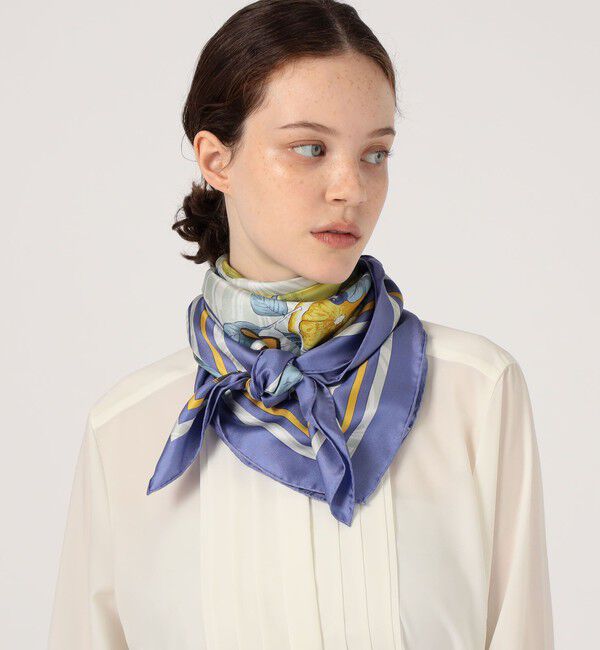 TOMORROWLAND GOODS「【別注】manipuri FRUIT スカーフ」|バンダナ・スカーフ|