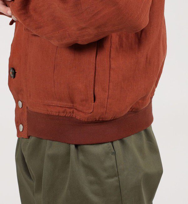 TOMORROWLAND MENS「【別注】VALSTAR リネン ドライビングブルゾン Valstarino」|ブルゾン・スタジャン|