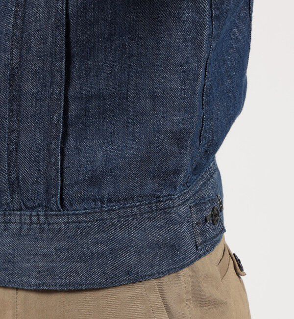 TOMORROWLAND MENS「【別注】Lee Westerner Jacket 7オンスリネンデニム」|ブルゾン・スタジャン|