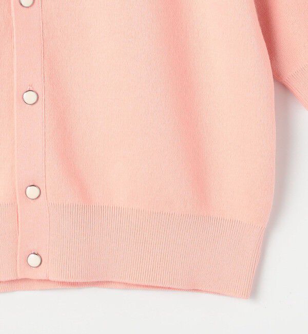 CABaN「コットンカシミヤ パールポロカーディガン」|カーディガン|