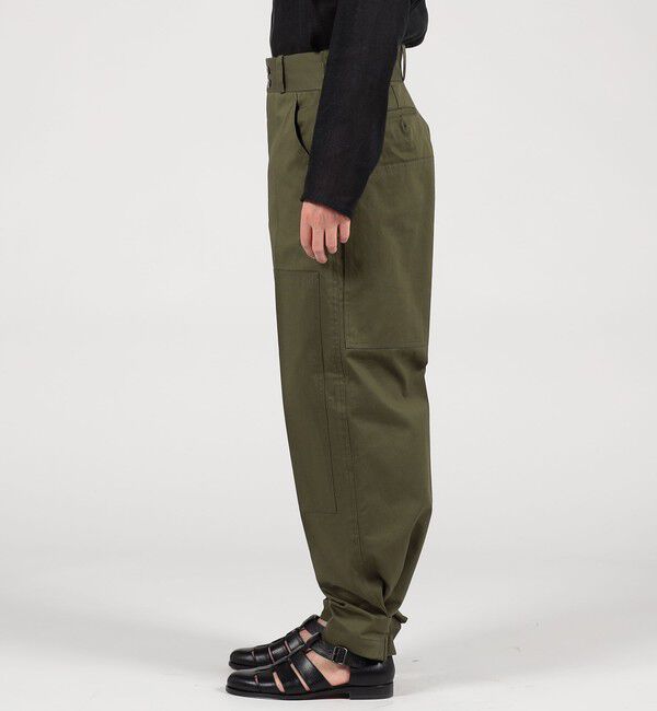 TOMORROWLAND BUYING WEAR「TANGENT 70`s Dutch Army コットン ワイドパンツ」|カーゴ|
