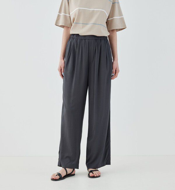 GALERIE VIE「ウォッシャブルレーヨン イージーパンツ」|その他|