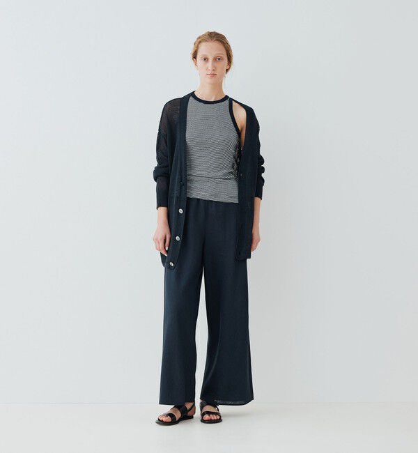 GALERIE VIE「リネンポプリン イージーワイドパンツ」|その他|