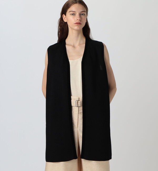 Ballsey「プレーンジャカード ロングジレ」|ベスト・ジレ|