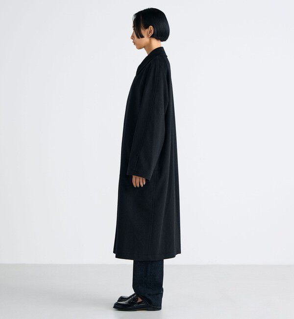 Edition「BRESCHI カシミヤ ロングコート」|ステンカラーコート|