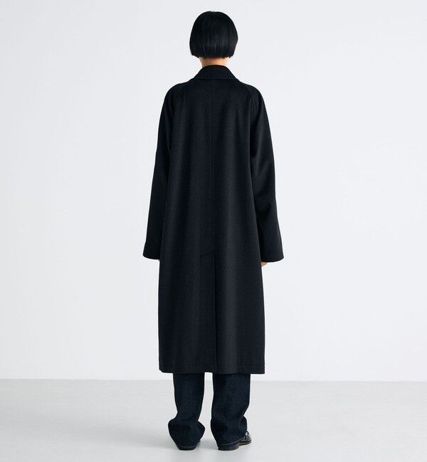 Edition「BRESCHI カシミヤ ロングコート」|ステンカラーコート|